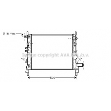 RTA2217 AVA Радиатор, охлаждение двигателя