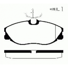 1501223730 S.b.s. Комплект тормозных колодок, дисковый тормоз