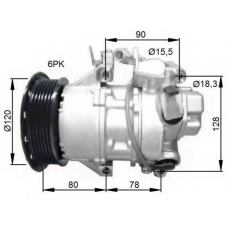 32740G NRF Компрессор, кондиционер