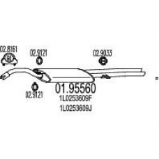 01.95560 MTS Глушитель выхлопных газов конечный