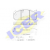 151040-120 ICER Комплект тормозных колодок, дисковый тормоз