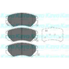 KBP-3008 KAVO PARTS Комплект тормозных колодок, дисковый тормоз