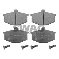 60 11 6181 SWAG Комплект тормозных колодок, дисковый тормоз