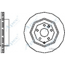 DSK2521 APEC Тормозной диск