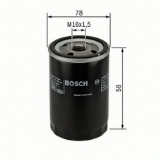 F 026 400 307 BOSCH Воздушный фильтр, турбокомпрессор