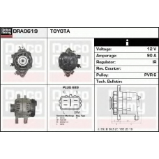 DRA0619 DELCO REMY Генератор