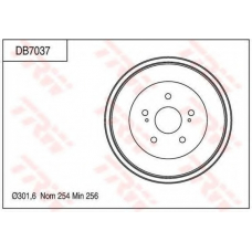 DB7037 TRW Тормозной барабан