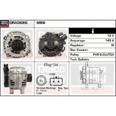 DRA0686 DELCO REMY Генератор