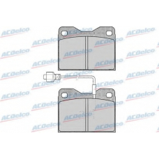 AC058147D AC Delco Комплект тормозных колодок, дисковый тормоз