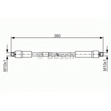 1 987 481 324 BOSCH Тормозной шланг