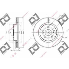 BD1411 DJ PARTS Тормозной диск