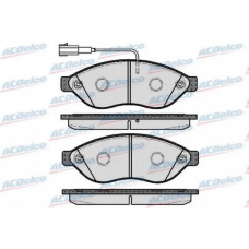 AC0581698D AC Delco Комплект тормозных колодок, дисковый тормоз