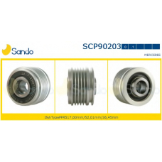 SCP90203.1 SANDO Ременный шкив, генератор