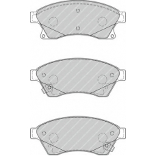 FDB4262 FERODO Комплект тормозных колодок, дисковый тормоз