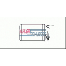 1591001 KUHLER SCHNEIDER Теплообменник, отопление салона