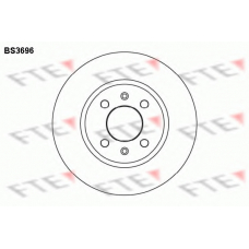 BS3696 FTE Тормозной диск