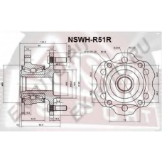 NSWH-R51R ASVA Ступица колеса