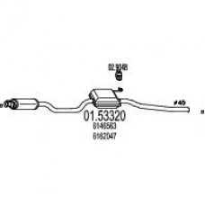 01.53320 MTS Средний глушитель выхлопных газов