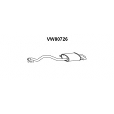 VW80726 VENEPORTE Глушитель выхлопных газов конечный