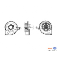 8EW 009 157-111 HELLA Вентилятор салона