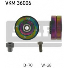 VKM 36006 SKF Паразитный / ведущий ролик, поликлиновой ремень