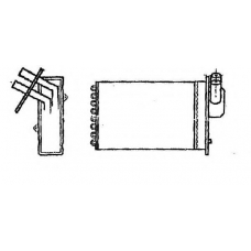 58063 NRF Теплообменник, отопление салона