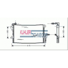 1824301 KUHLER SCHNEIDER Конденсатор, кондиционер