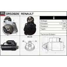 DRS3626 DELCO REMY Стартер