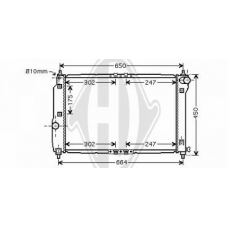 8692502 DIEDERICHS Радиатор, охлаждение двигателя