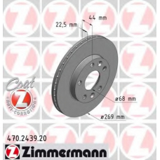 470.2439.20 ZIMMERMANN Тормозной диск