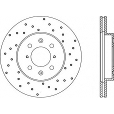 BDRS1215.25 OPEN PARTS Тормозной диск