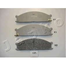 50137 JAPKO Комплект тормозных колодок, дисковый тормоз