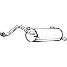 279-015 BOSAL Глушитель выхлопных газов конечный