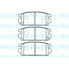 BP-3022 KAVO PARTS Комплект тормозных колодок, дисковый тормоз