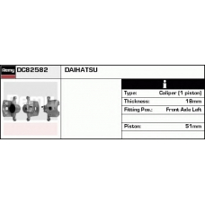 DC82582 DELCO REMY Тормозной суппорт