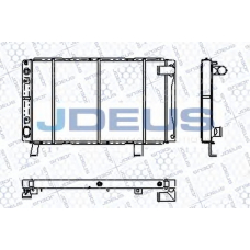 RA0210190 JDEUS Радиатор, охлаждение двигателя