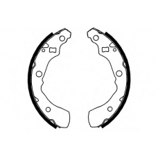 S745 SIMER Комплект тормозных колодок