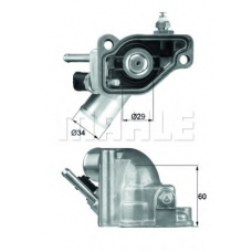 TI 5 92 MAHLE Термостат, охлаждающая жидкость