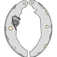 K626412 MGA Комплект тормозов, барабанный тормозной механизм