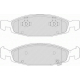 FDB1523 FERODO Комплект тормозных колодок, дисковый тормоз