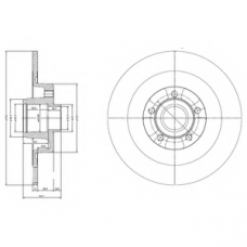 BG9024RSC DELPHI Тормозной диск