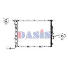 050034N AKS DASIS Радиатор, охлаждение двигателя