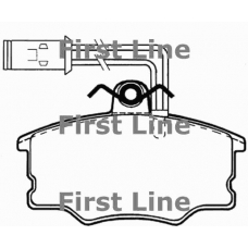 FBP1217 FIRST LINE Комплект тормозных колодок, дисковый тормоз