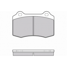 12-1155 E.T.F. Комплект тормозных колодок, дисковый тормоз