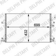 TSP0225639 DELPHI Конденсатор, кондиционер