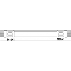 G1934.00 WOKING Тормозной шланг