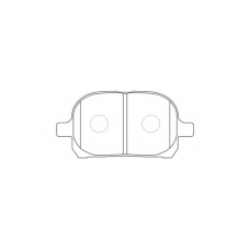 FP0707 FIT Комплект тормозных колодок, дисковый тормоз