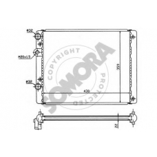 355240 SOMORA Радиатор, охлаждение двигателя