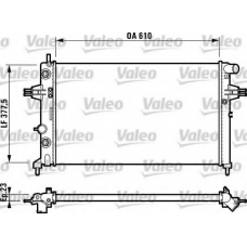 732549 VALEO Радиатор, охлаждение двигателя