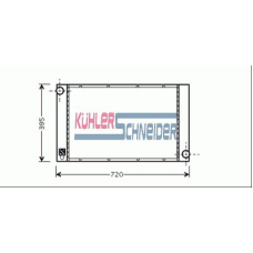 1410031 KUHLER SCHNEIDER Радиатор, охлаждение двигател
